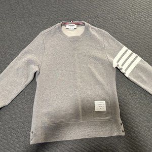 Thom Browne grey slim sweatshirt Sz 1